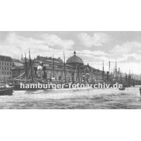 382_0954056 Historisches Motiv der Altonaer Fischauktionshalle (ca. 1905) | 